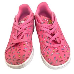 Adidas Stan Smith Kids Size 10K The Simpsons‎ Pink Sprinkles Sneakers Shoes